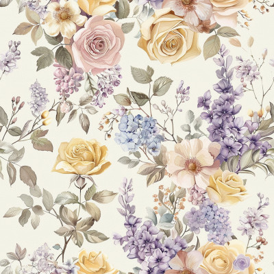 Ethereal Blossoms Duvet Cover