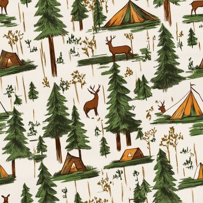 Jungle Tent Duvet Cover