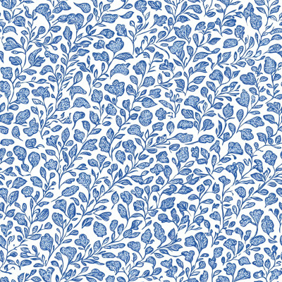 Blue & White Ink-Wash Bed Sheets