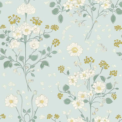 Ethereal Wildflowers Bed Sheets | AI Watercolor Tranquility