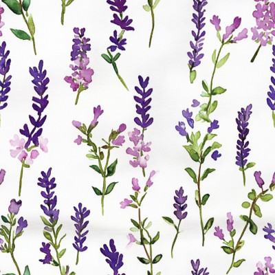 Tailored Lavender Bed Sheets | AI-Powered Watercolor Art + Free Shipping