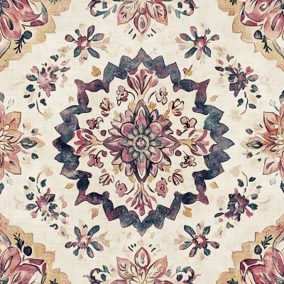 Bespoke Turkish Bed Sheets | AI Watercolor Art + Free Edits