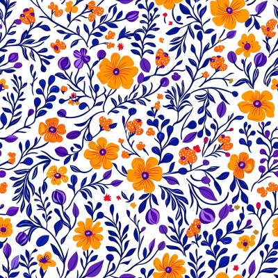 Botanical Azure Bed Sheets | AI Watercolor Modern Linens