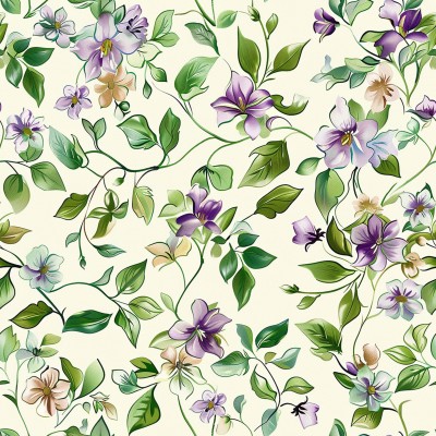 Custom Spring Wisteria Duvet | AI-Blossoming Watercolor Vines + Free Shipping