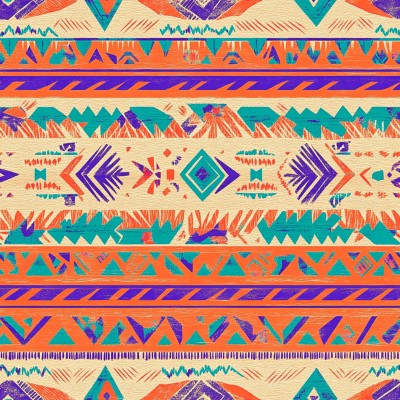 Tribal Geometry Luxe Duvet Cover