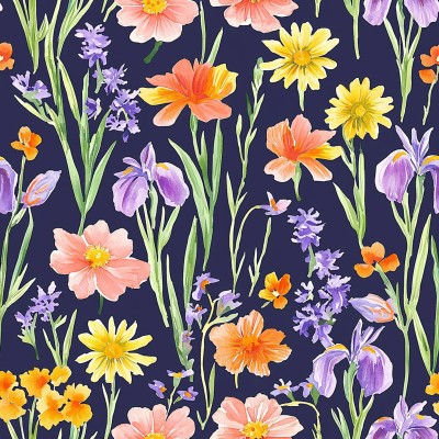 Wildflower Meadow Luxe Duvet Cover