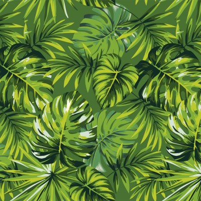 Green Leaves Duvet Cover