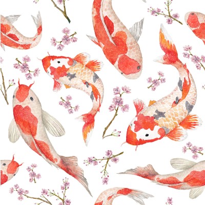KOI Duvet Cover