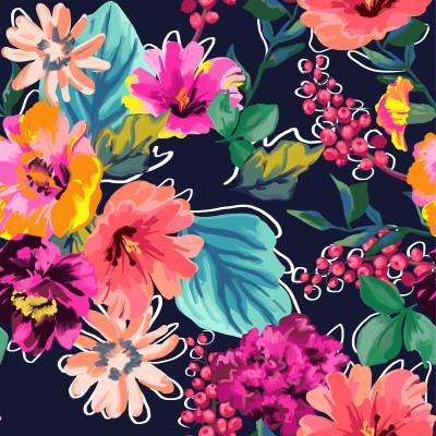 Night Summer Duvet Cover