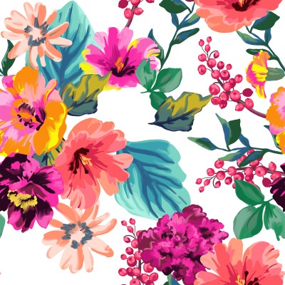 Summer Flower Duvet Cover