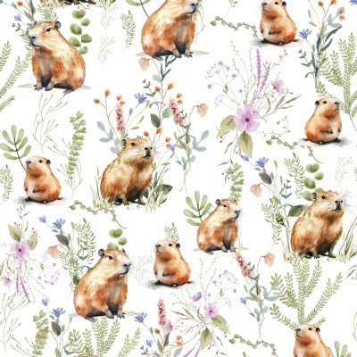 Capybara Duvet Cover