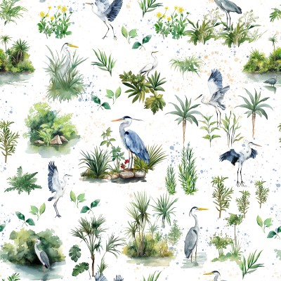 Heron Duvet Cover