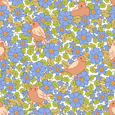 Birdsong Garden Duvet Cover