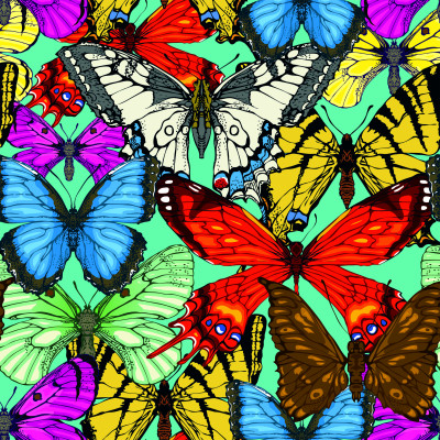 Fluttering Tapestry Bed Sheets