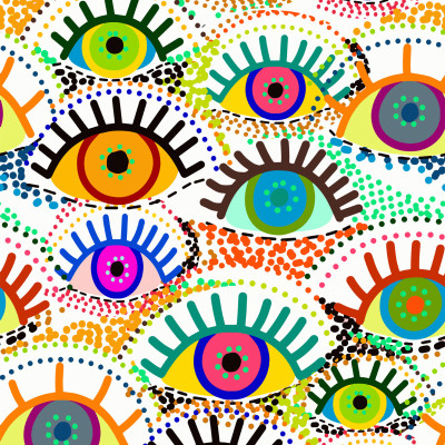 Gaze Spectrum Bed Sheets