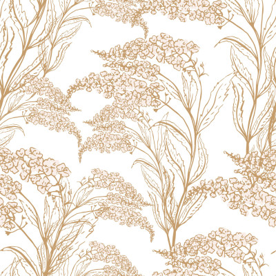Golden Garden Duvet Cover
