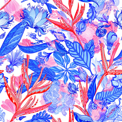 Radiant Blues Bed Sheets