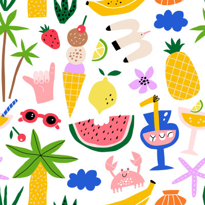 Summer Coordinates Bed Sheets